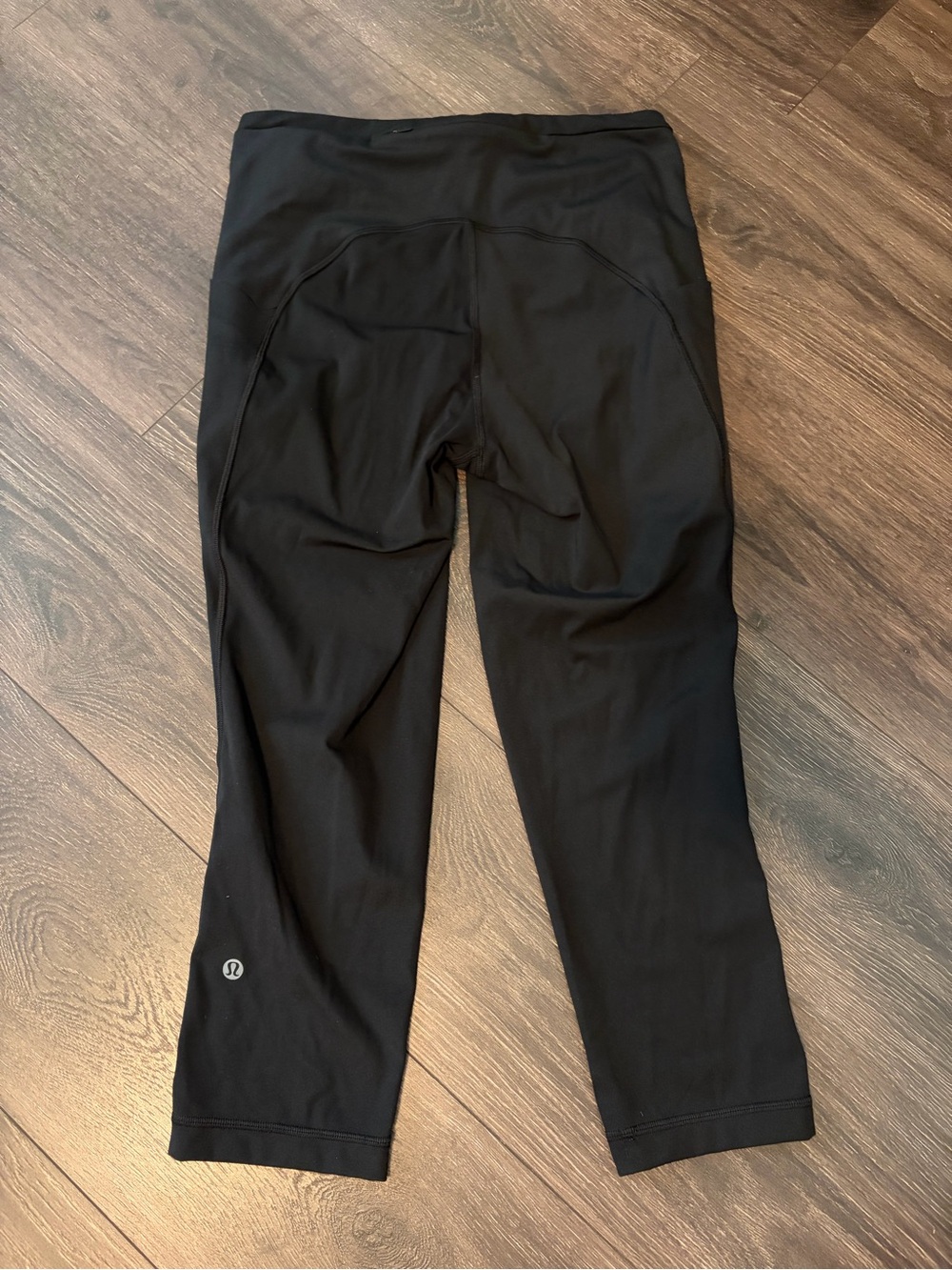lululemon athletica Black Cropped Leggings 8